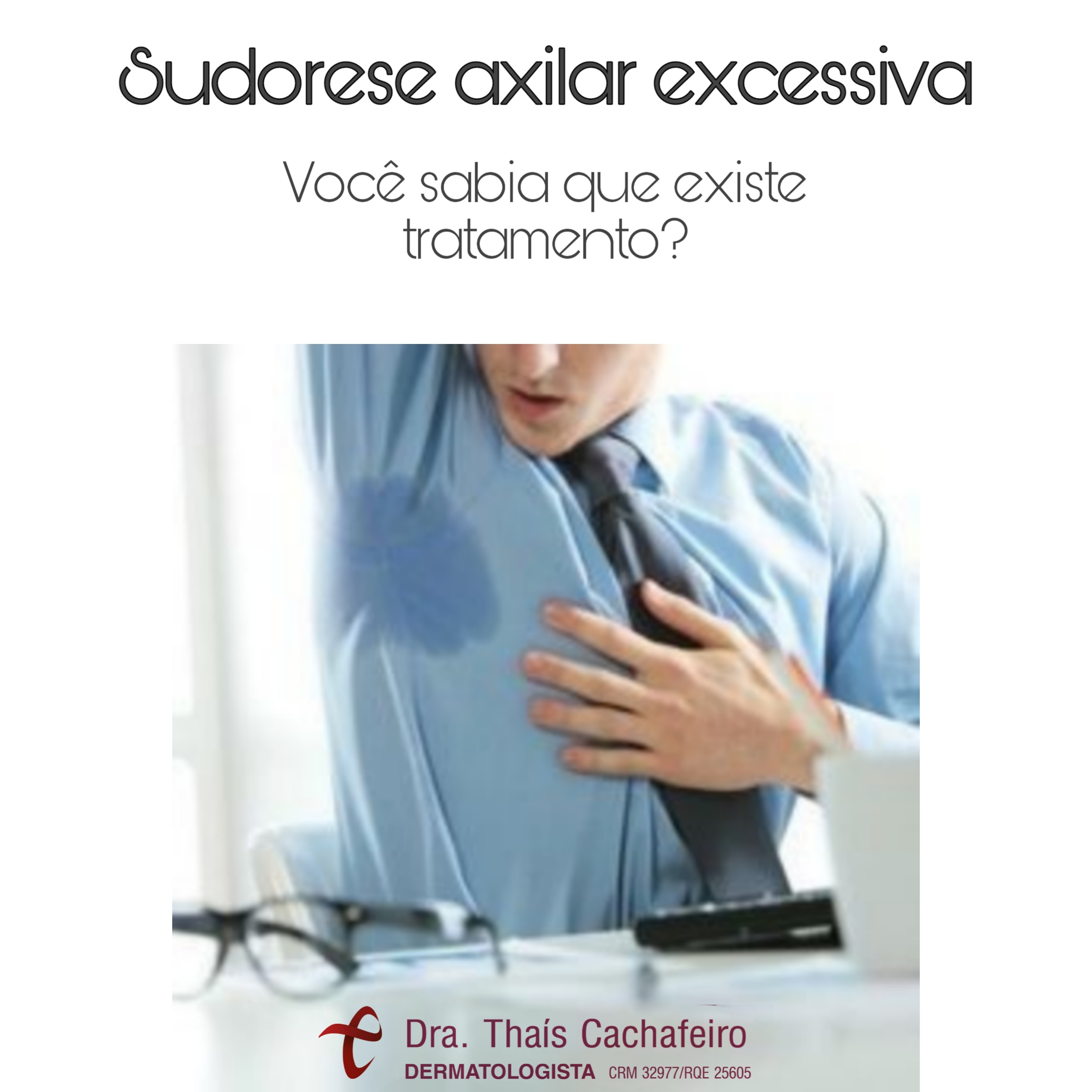 Sudorese axilar excessiva 